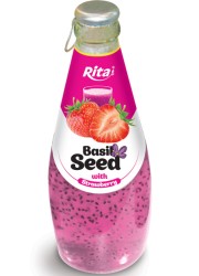 290ml Basil Seed with Strawberry